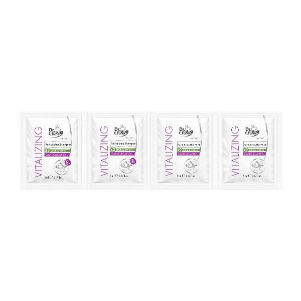 image of Dr. C. Tuna Sachet Vitalizing Shampoo & Mask 5ml